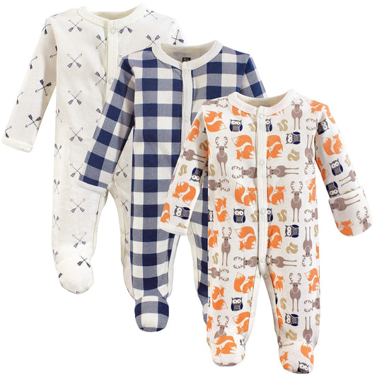 Hudson Baby Cotton Preemie Sleep and Play Coche Cama bebés niñas