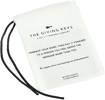 The Giving Keys Dainty Necklace Gold Courage