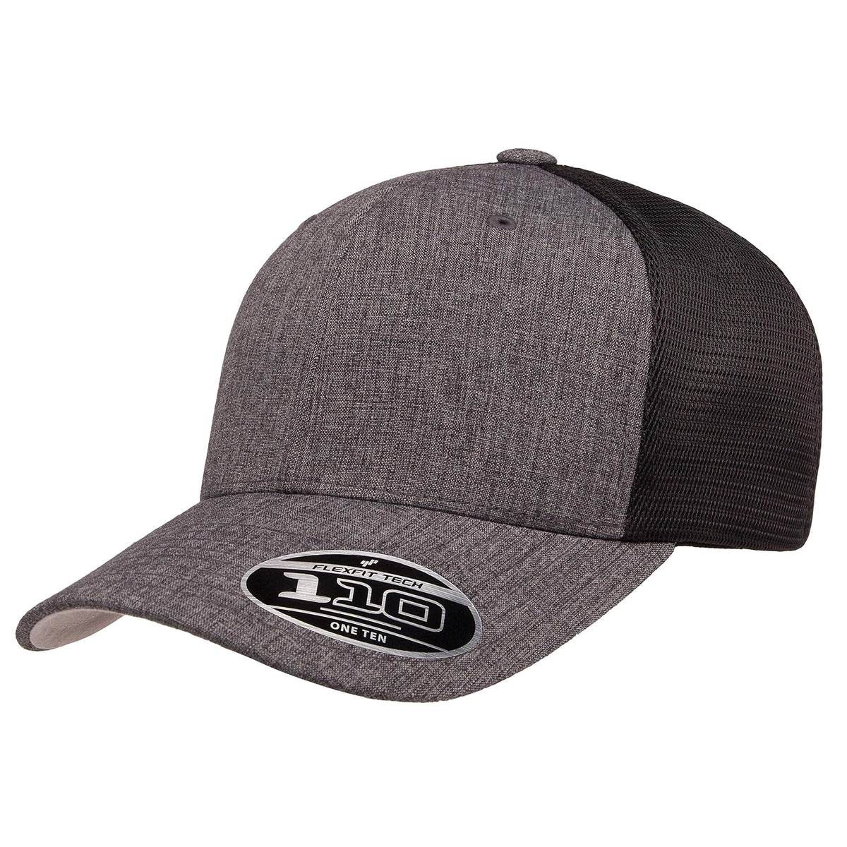 Flexfit Gorra de Malla 110 para Hombre - Talla Única - Carbón - Negro