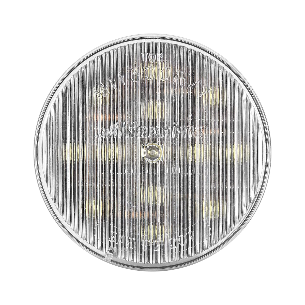 Maxxima M11300YCL Luz LED Redonda Ámbar 2-1/2 Pulgadas - Ámbar Lente Transparente