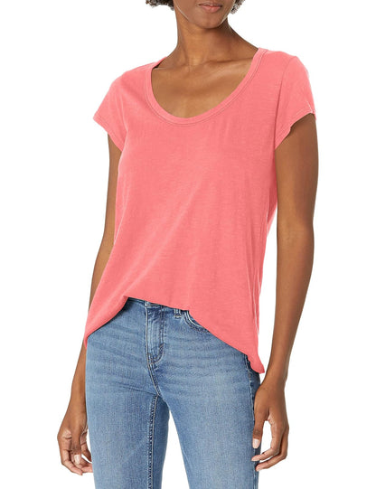 Velvet by Graham & Spencer Kira Originals - Camiseta de Cuello Redondo Camiseta para Mujer