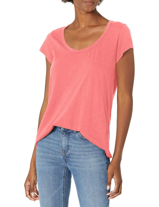 Velvet by Graham & Spencer Kira Originals - Camiseta de Cuello Redondo Camiseta para Mujer