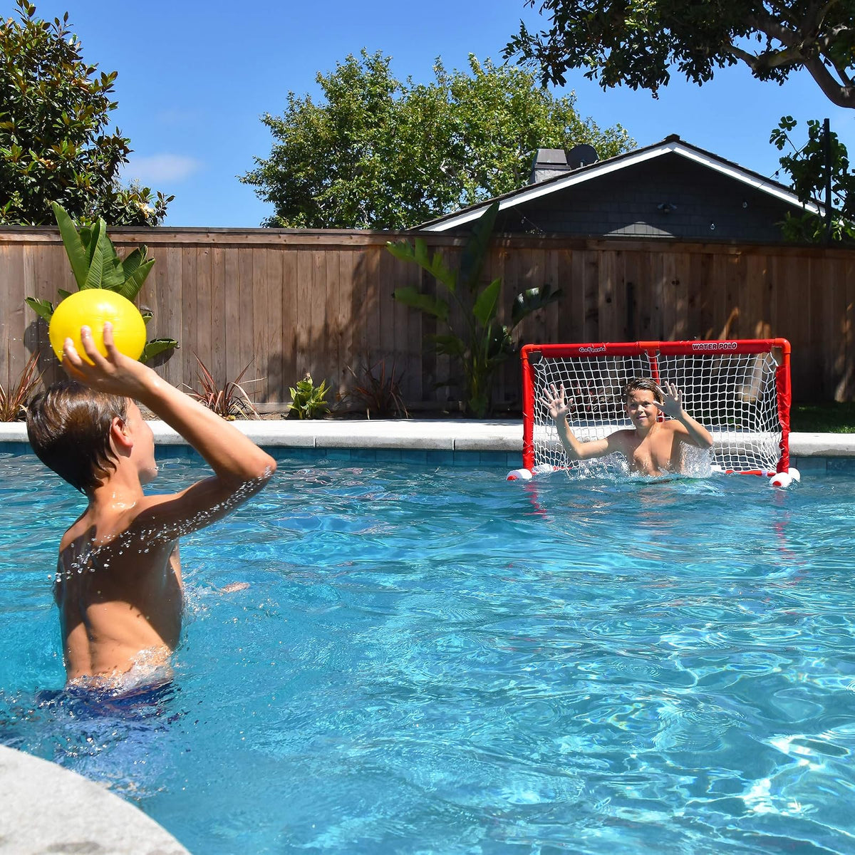 Gosports - Meta Flotante para Polo de Agua | Red Deportiva para Piscina de Verano para niños y Adultos