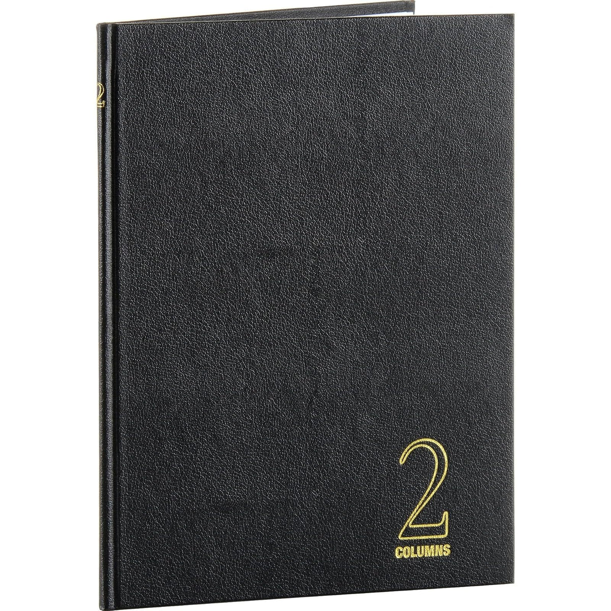 Wilson Jones Hardbound Accounting Journal, 9.25 x 7 Inches, 2 Columns, 80 Pages, 30 Lines per Page, Black (W74102A)