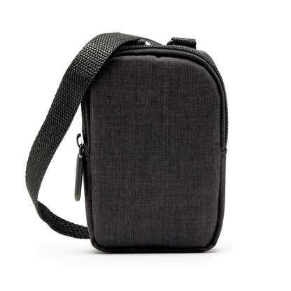 Zink - Funda Suave para cámara – Pequeña impresión instantánea para cámara y Bolsa de Impresora con Bolsillo de Papel fotográfico, Cierre de Cierre y Correa de Hombro Cruzada, Color Negro