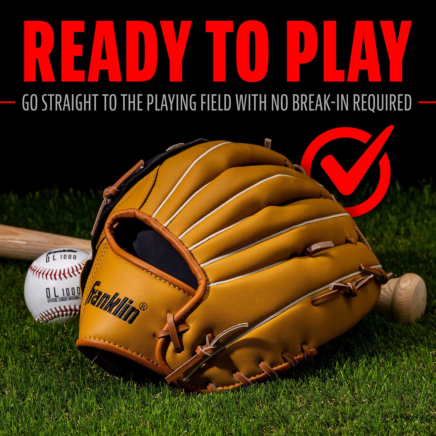 Franklin Sports Campo Master Series – Guantes de béisbol