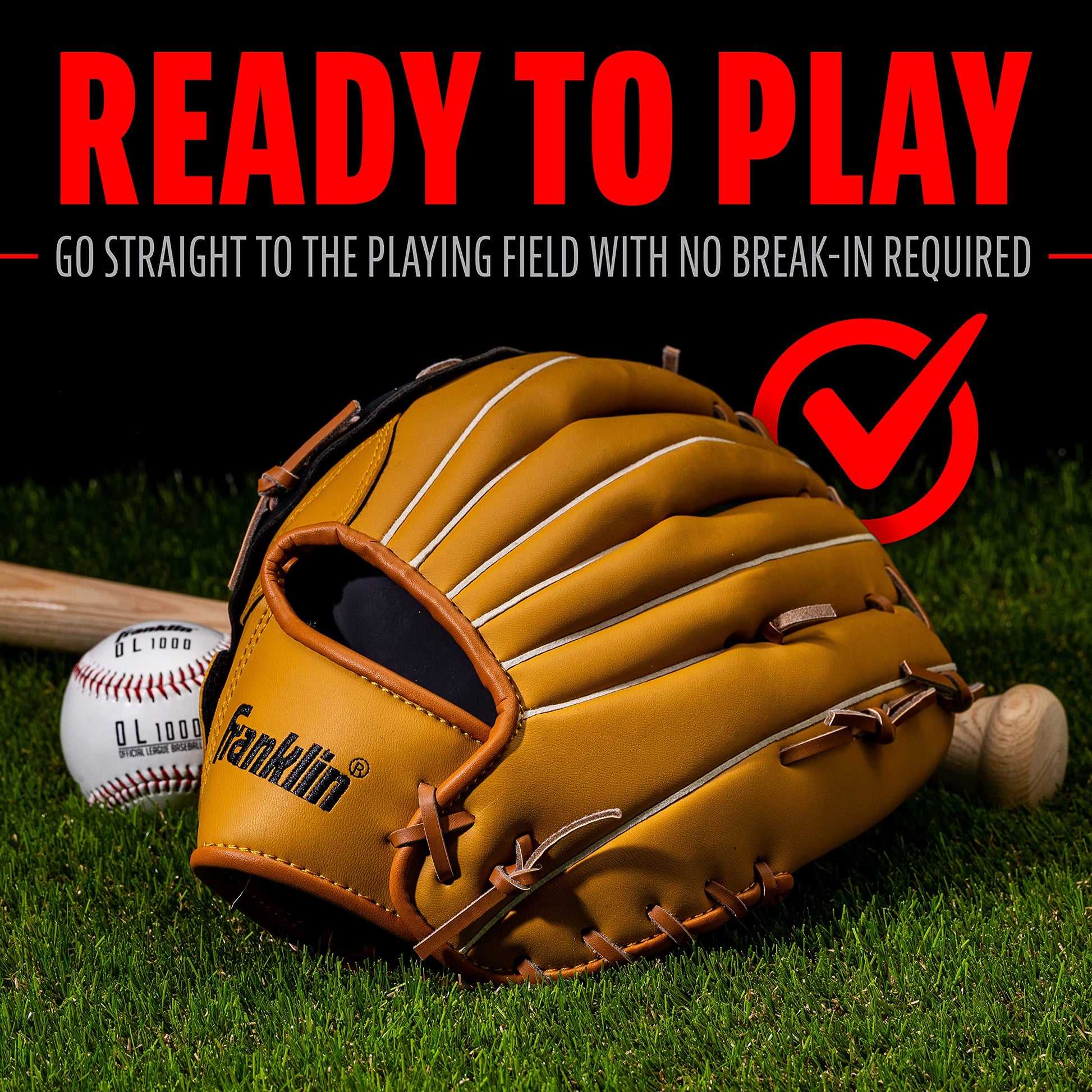 Franklin Sports Campo Master Series – Guantes de béisbol