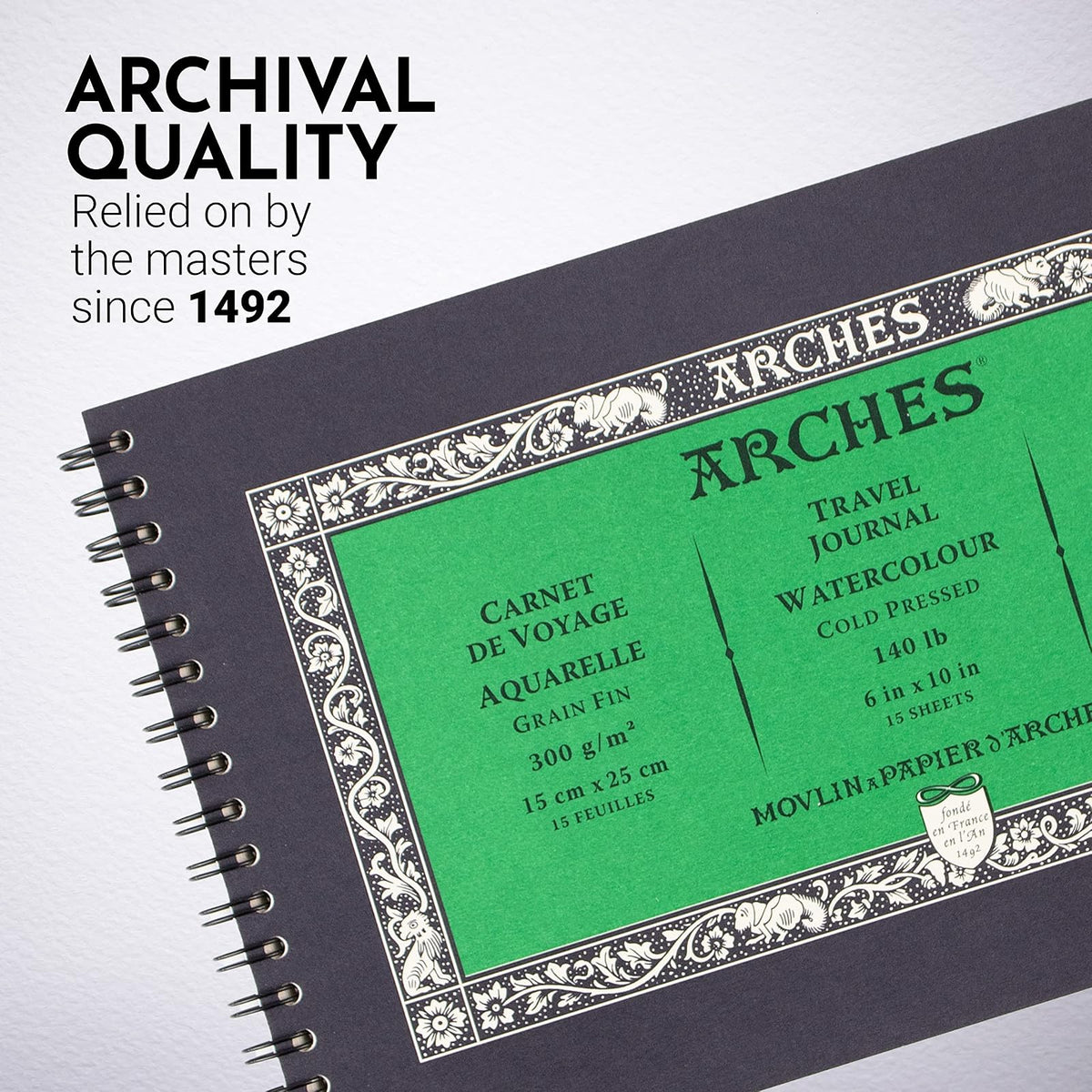 ARCHES® Aquarelle - Almohadilla de viaje