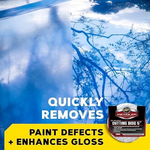 Meguiar's DMC5, Disco de Corte de Microfibra DA, 5", Paquete 2