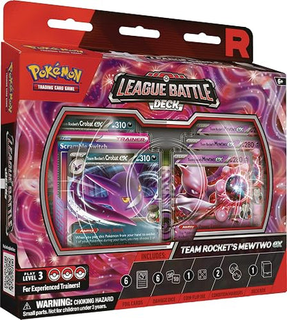 Pokémon TCG: Team Rocket’s Mewtwo ex League Battle Deck