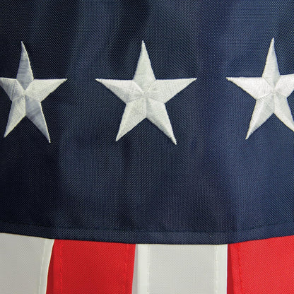 In the Breeze - Calcetín de Viento con Estrellas y Rayas de 40 Pulgadas, Estrellas Bordadas, decoración patriótica Duradera para Colgar