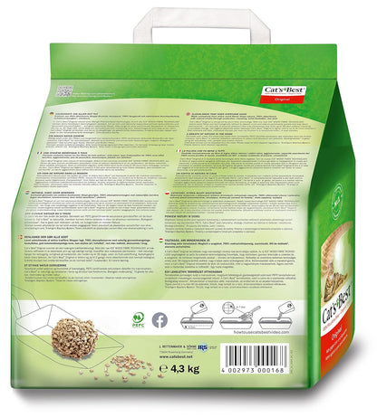 Cat´s Best Bolsa para Cajas de Arena, Oko Plus, color Natural, 10L (4.3kg)