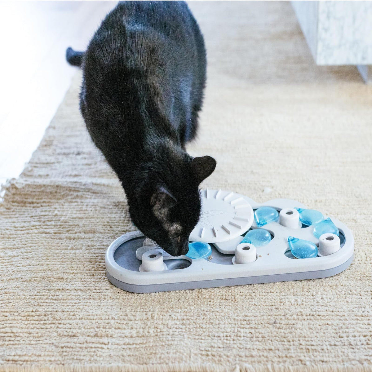 Nina Ottosson by Petstages Rainy Day Puzzle & Play - Rompecabezas Interactivo para Gatos