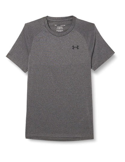 Under Armour Tech 2.0 Playera de Entrenamiento para Hombre - Carbon Heather (090) - Black - 3XL Alto - Sólido