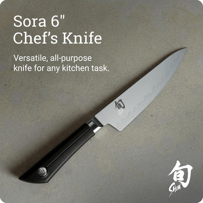 Shun VB0723 Sora cuchillo de chef, 15.24 cm