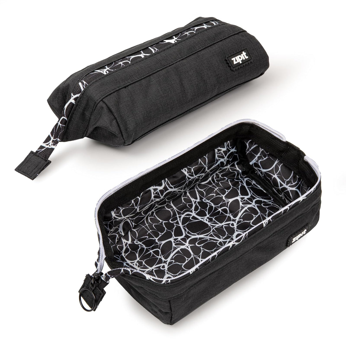 ZIPIT Estuche para Lápices Panel Transparente, Gran Capacidad - Negro