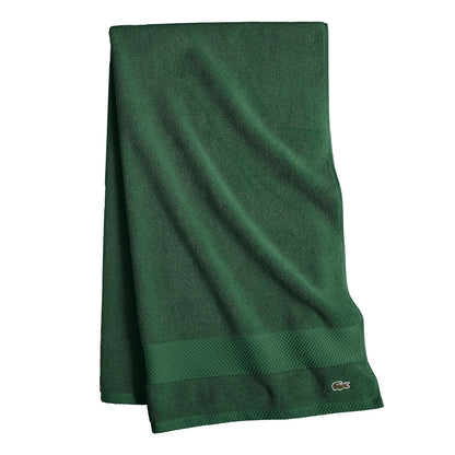 Lacoste Heritage Supima Toalla de Algodón - Bath Sheet 35x70 - Verde cocodrilo