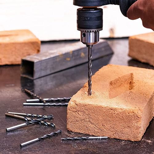 Truper JBMX-9 Juego de 9 Brocas Alta Velocidad para Concreto, Metal y Madera