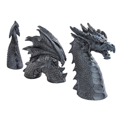 Design Toscano - Estatua, The Dragon of Falkenberg Castle, Gris
