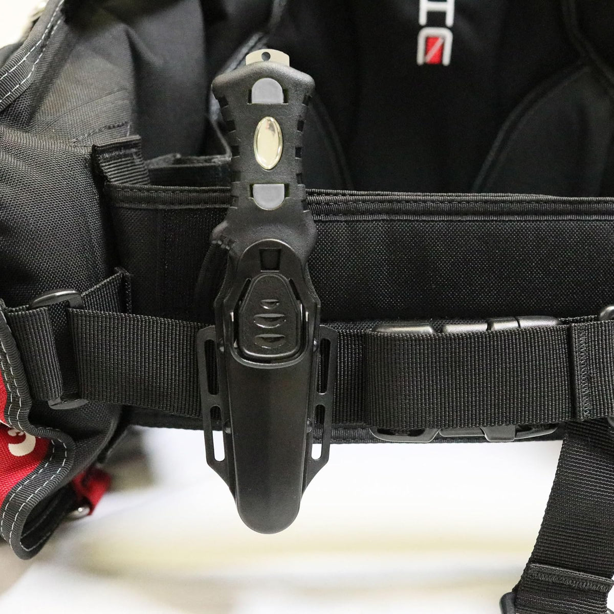 Scuba Choice Cuchillo Buceo Acero Inoxidable Punta Roma 9 Pulgadas | Punta roma, hoja 2.3 pulgadas, mango ergonómico, 7 pulgadas total, para buceo y esnórquel