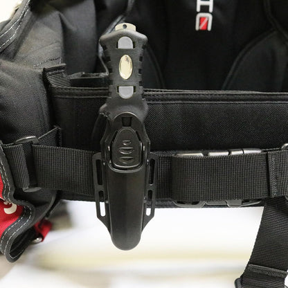 Scuba Choice Cuchillo Buceo Acero Inoxidable Punta Roma 9 Pulgadas | Punta roma, hoja 2.3 pulgadas, mango ergonómico, 7 pulgadas total, para buceo y esnórquel