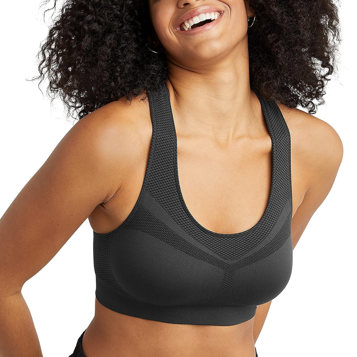 Champion Brasier Deportivo Infinity Racerback - Negro - - M