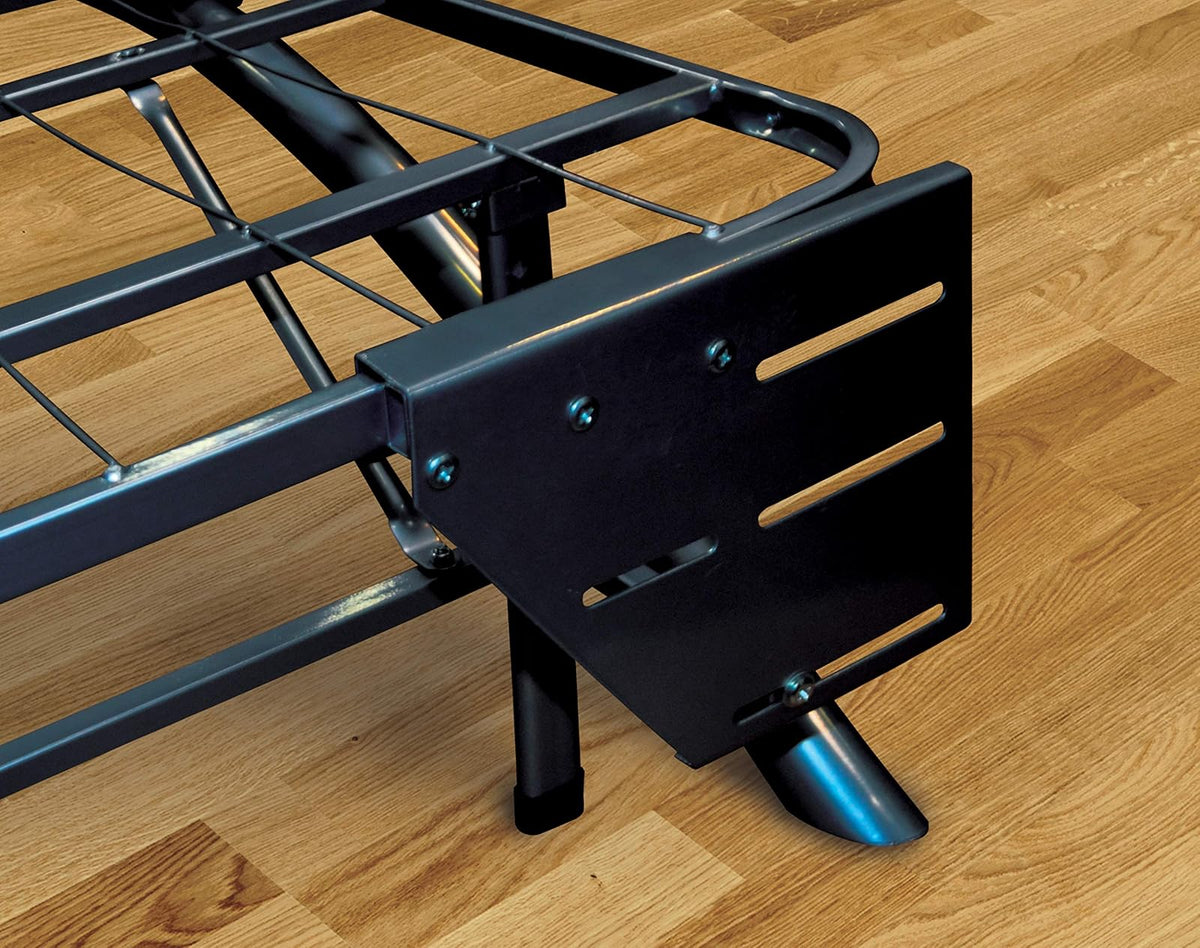 Boyd Sleep - Marco de Cama con Plataforma elevada, Accesorio: Soportes para cabecero/Estribo, Negro, Juego de 2, Talla única (BBSMBRACK)