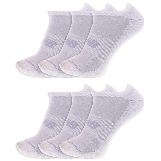 New Balance No Show 6 Pair No Show 6 Pares Unisex adulto