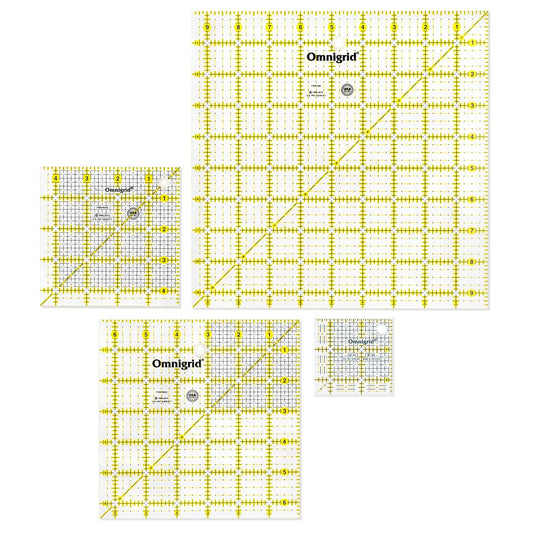 Omnigrid Ruler Value Pack 2, Package of Four