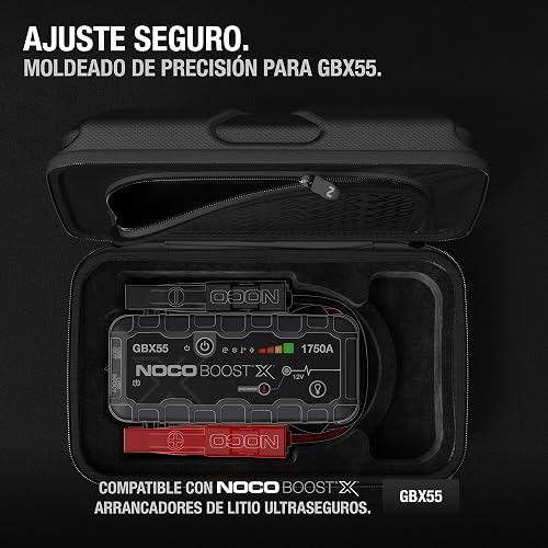 NOCO GBC102 Estuche de Protección de Goma EVA Boost X para Arrancadores de Emergencia de Litio GBX55 UltraSafe