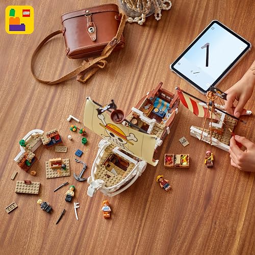 LEGO One Piece Barco Pirata Going Merry Set - Juguetes de Construcción para Niños y Niñas, Años 10+ - con 5 Minifiguras - Regalo para Cumpleaños - 75639