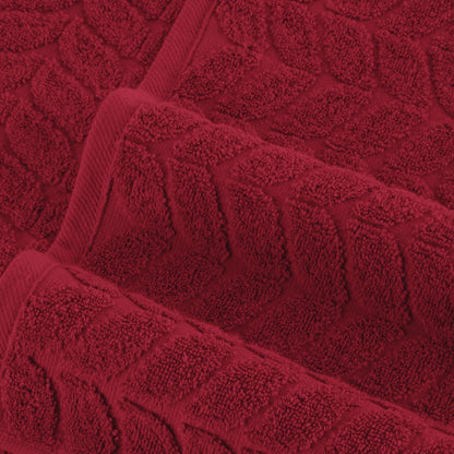 Elegant Comfort - Juego de Toallas de Lujo de 6 Piezas, 100% algodón Turco, Tela Jacquard, Texturizado, de Alta Calidad, Suave y Absorbente, Incluye 2 Toallas de baño, 2 Toallas de Mano y 2 Toallas,