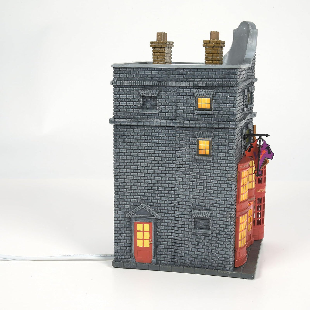 Department 56 Harry Potter Village Weasleys' Wizard Wheezes Lit Building, 8.11 Pulgadas, Multicolor