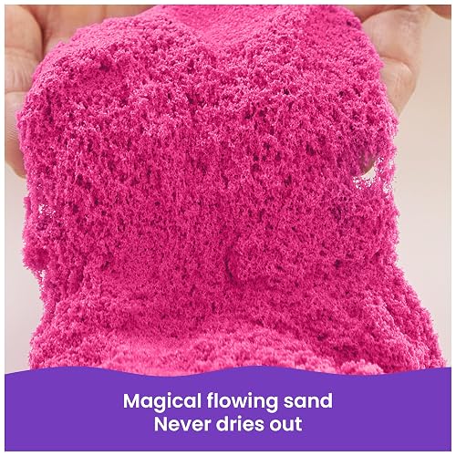 Kinetic Sand, el Juguete sensorial de Arena moldeable, Rosa, 907 g, Bolsa con Cierre hermético, a Partir de 3 años