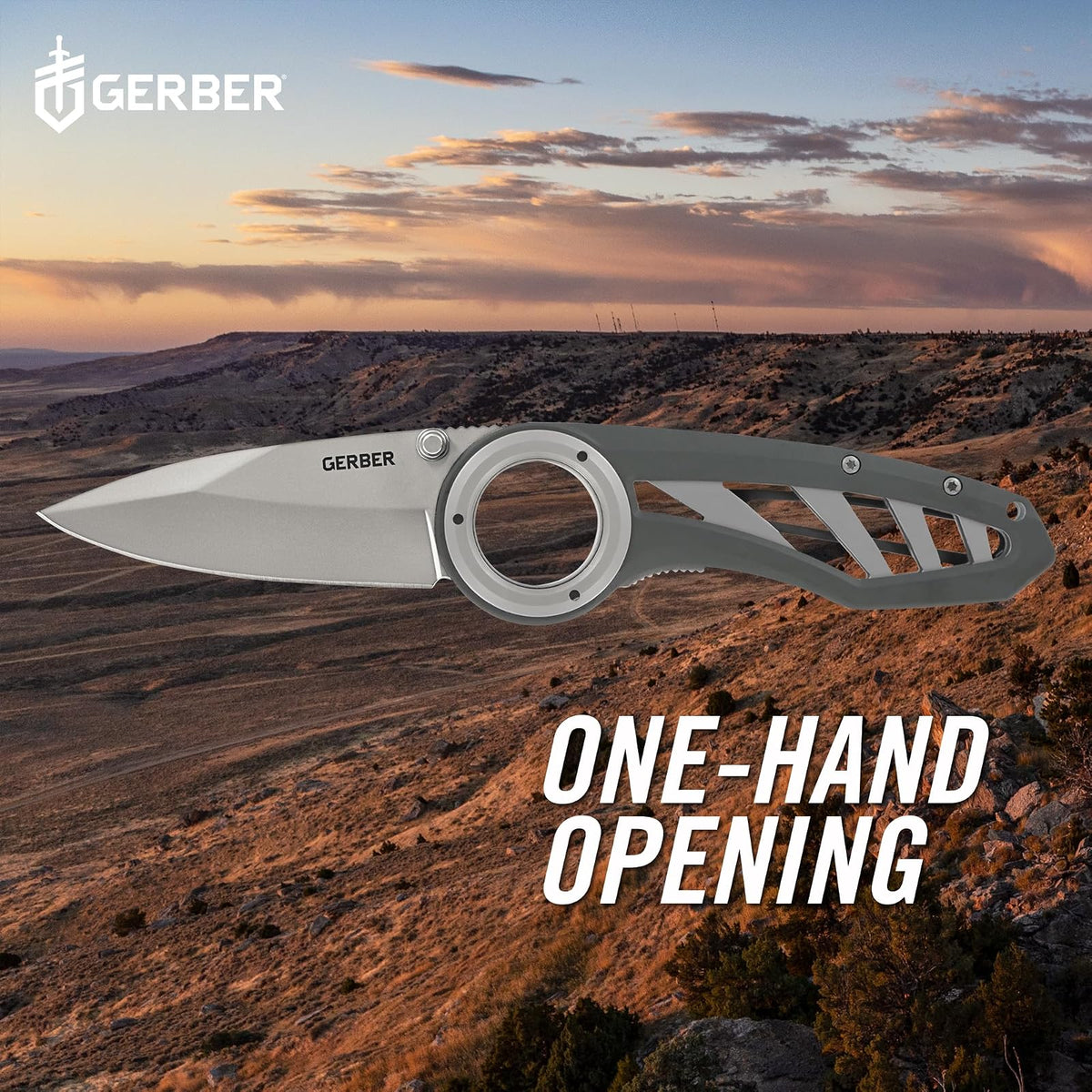 Gerber Gear Remix Cuchillo de bolsillo plegable, borde dentado