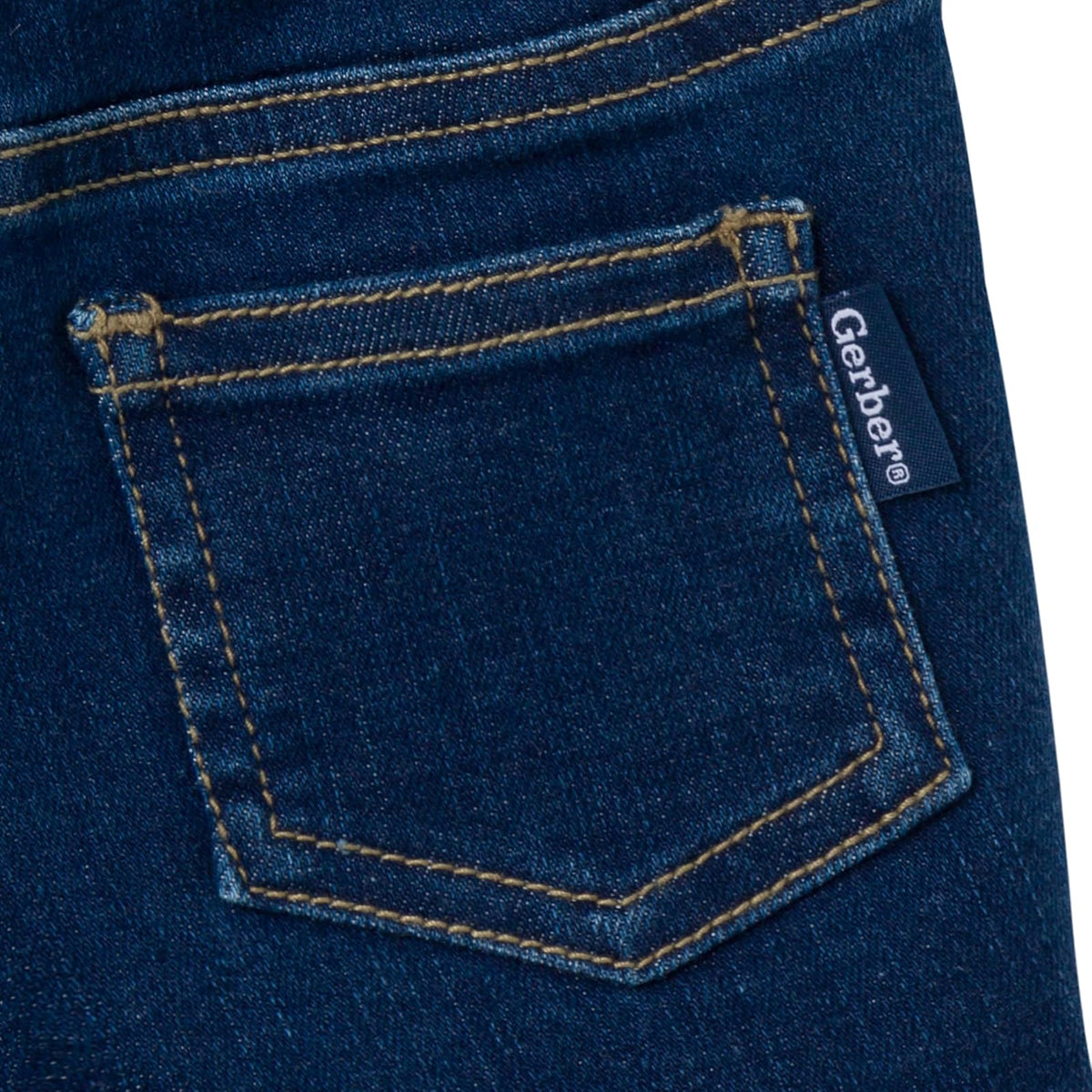 Gerber Baby and Toddler Unisex Denim Shorts Pantalones Cortos de Jean Unisex bebé
