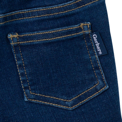 Gerber Baby and Toddler Unisex Denim Shorts Pantalones Cortos de Jean Unisex bebé