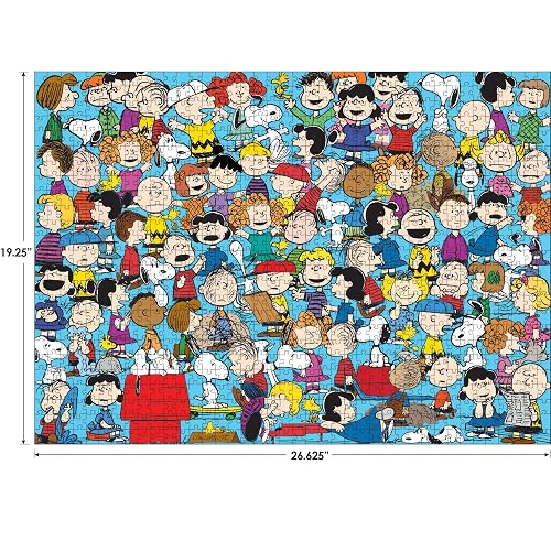 RoseArt - Cacahuetes - Juego de Personajes - Rompecabezas de 1000 Piezas para Adultos