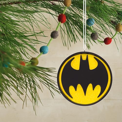 Hallmark DC Comics Batman - Adorno navideño con señal de murciélago