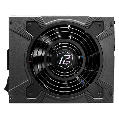 ASRock Phantom Gaming PG-1300G ATX 3.1 1300W Fuente de alimentación PCle5.1 10 años de garantía Condensador japonés Totalmente Modular 80 Plus Gold Cybenetics Platinum 12V-2x6 Cables