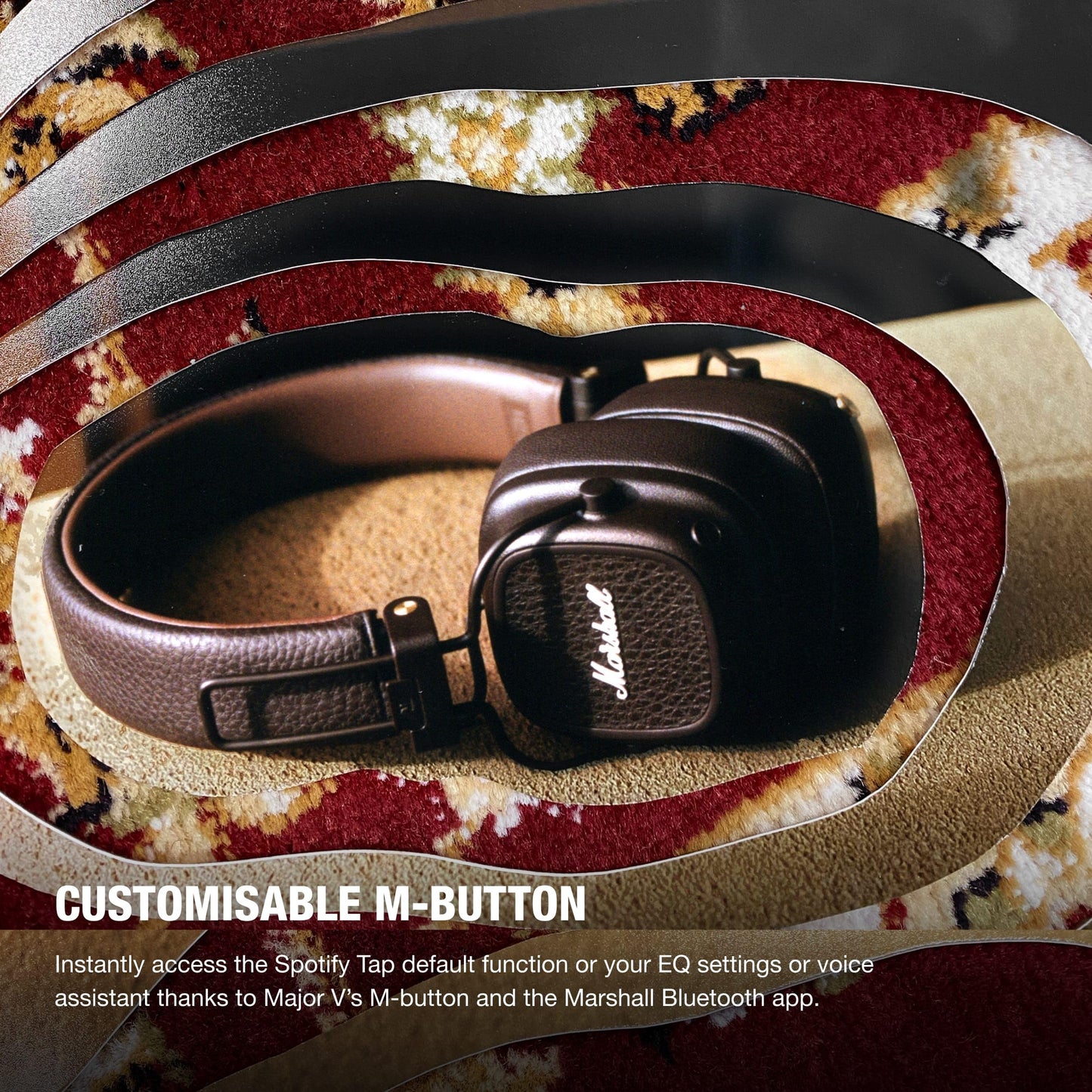 Marshall Major V Audífonos Inalámbricos Bluetooth - Café