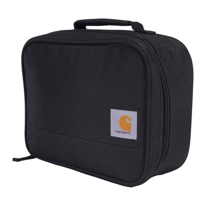 Carhartt - Enfriador de almuerzo aislado para hombres y mujeres, almuerzo totalmente aislado pálido para el trabajo, al aire última intervensión y uso diario, 4 latas (negro)