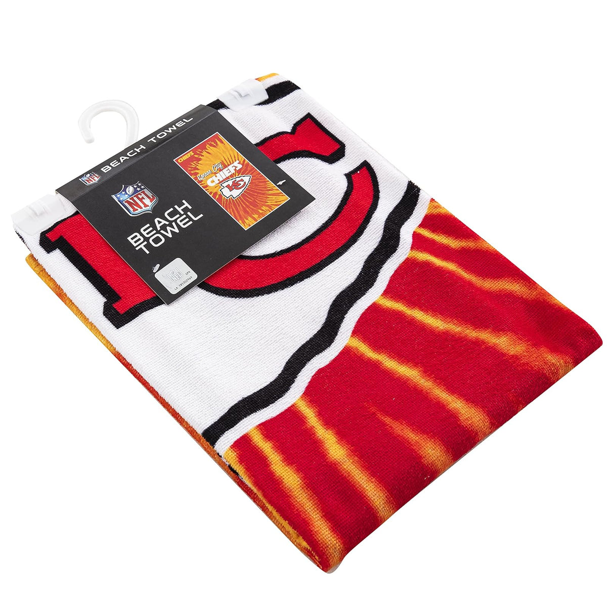 Northwest NFL Kansas City Chiefs - Toalla de Playa Unisex para Adultos, 30 x 60 Pulgadas, psicodélico