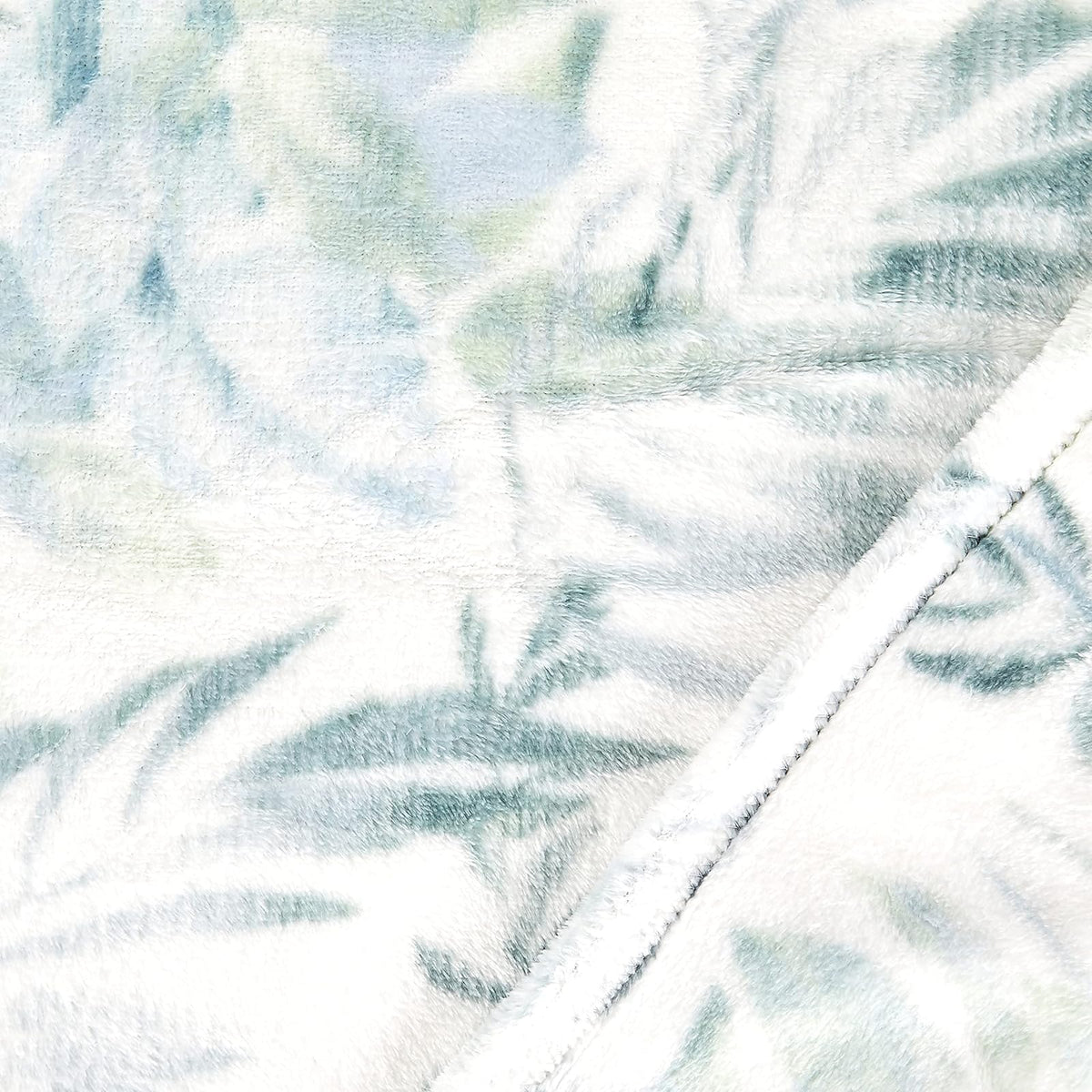Tommy Bahama - Manta de Forro Polar de Felpa, Juego de Ropa de Cama Tropical para Cama o sofá (Hojas de Papel de Pared, 50 x 70 Pulgadas)