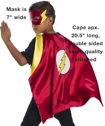 Rubie's - Set de superhéroes con licencia oficial de DC Comics, surtido (4 piezas), unisex, con máscaras y diademas, talla pequeña para niños