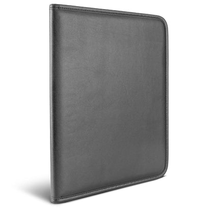 Samsill Padfolio profesional, portafolios de negocios, negro, incluye 8.5 x 11 bloc de escritura