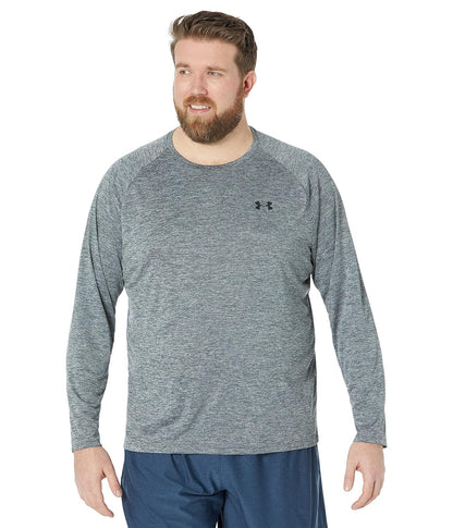 Under Armour UA Tech Playera de Entrenamiento Manga Larga para Hombre - Gris profundo (012) - Negro - M
