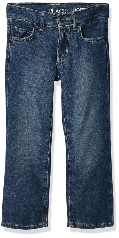 The Children's Place Jeans Corte Bota para Niño - Niños grandes - 10 - Med Indigo 3281
