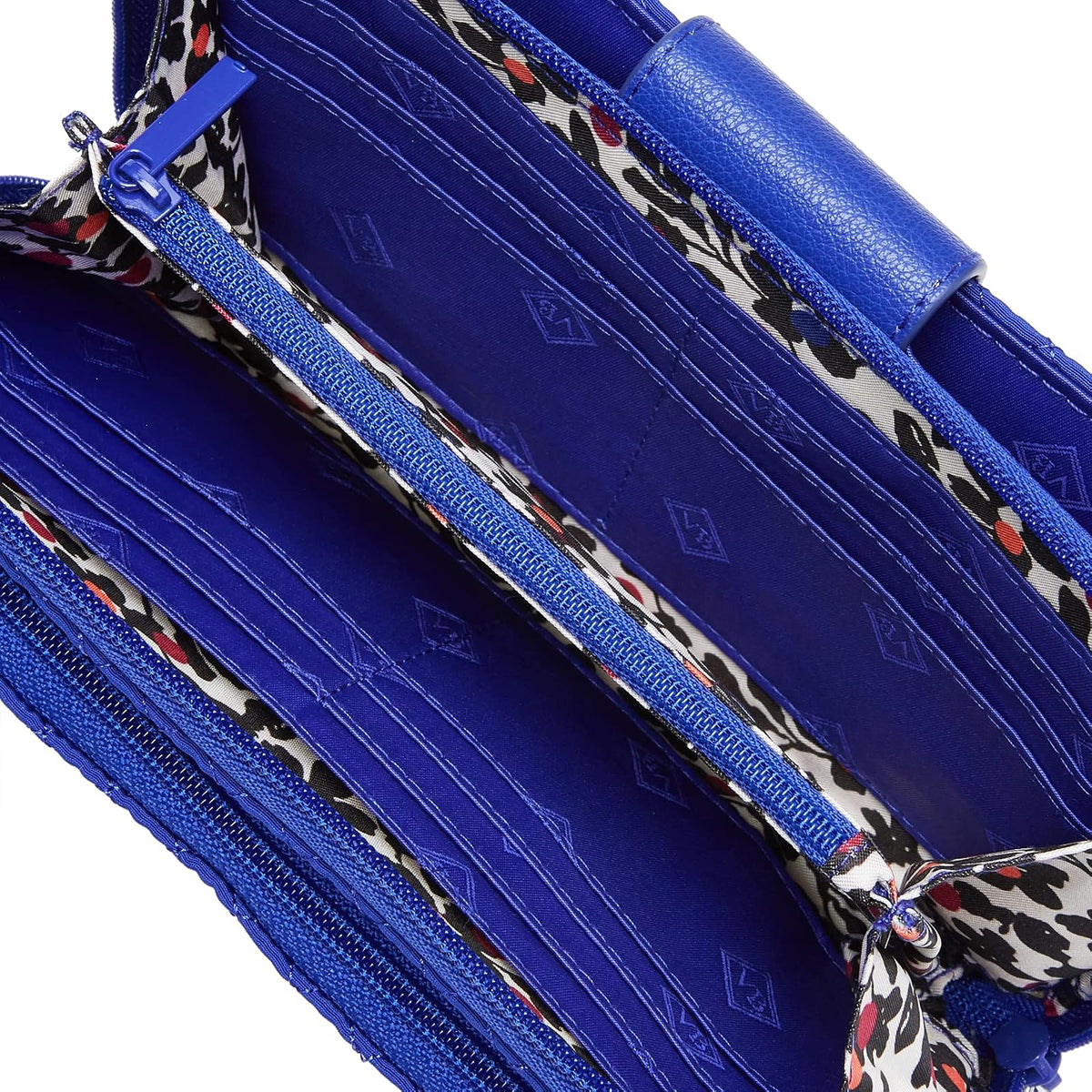 Vera Bradley Bandolera de microfibra Deluxe All Together con protección RFID