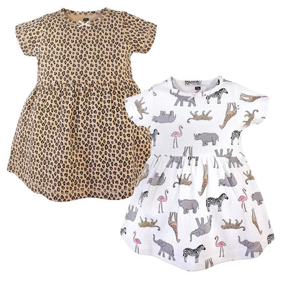 Hudson Baby Vestido con Lazo en la Cintura. Vestido Casual para bebés niñas